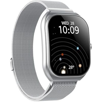 Celly Smartwatch con Display Curvo 2.01", Chiamate, 100+ Sport e Monitoraggio Benessere Celly Smartwatch con Display Curvo 2.01", Chiamate, 100+ Sport e Monitoraggio Benessere