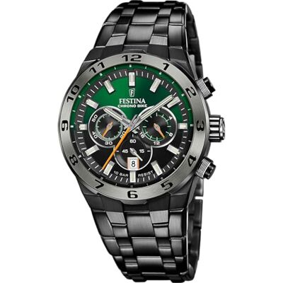 Festina Orologio Uomo Analogico in Acciaio Inossidabile 316l Nero F20673/2 Festina Orologio Uomo Analogico in Acciaio Inossidabile 316l Nero F20673/2