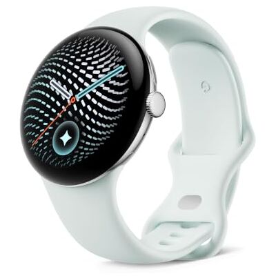Google Pixel Watch 5 (45mm) Smartwatch Argento/Cinturino Grigio Nebbia, LTE Google Pixel Watch 5 (45mm) Smartwatch Argento/Cinturino Grigio Nebbia, LTE