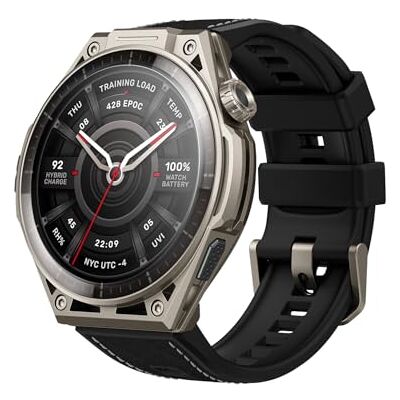 Amazfit Balance Ultra Smartwatch GPS 49mm, 5 Pulsanti, AMOLED da 1,5" con Vetro Zaffiro, Cassa in Titanio, Torcia, Autonomia fino a 30 Giorni, NFC, 64GB, 180+ Sport, Hybrid Training & HYROX, 10 ATM Amazfit Balance Ultra Smartwatch GPS 49mm, 5 Pulsanti, AMOLED da 1,5" con Vetro Zaffiro, Cassa in Titanio, Torcia, Autonomia fino a 30 Giorni, NFC, 64GB, 180+ Sport, Hybrid Training & HYROX, 10 ATM