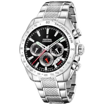 Festina Orologio Uomo in Acciaio Inossidabile 316l Argentato F20668/4 Festina Orologio Uomo in Acciaio Inossidabile 316l Argentato F20668/4
