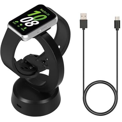 kwmobile Caricatore Compatibile con Samsung Galaxy Fit 3 / Honor Watch Fit/Oppo Band 2 / Keep B4 Smartwatch Cavo USB 100 cm e Stazione di Ricarica Smart Watch nero kwmobile Caricatore Compatibile con Samsung Galaxy Fit 3 / Honor Watch Fit/Oppo Band 2 / Keep B4 Smartwatch Cavo USB 100 cm e Stazione di Ricarica Smart Watch nero