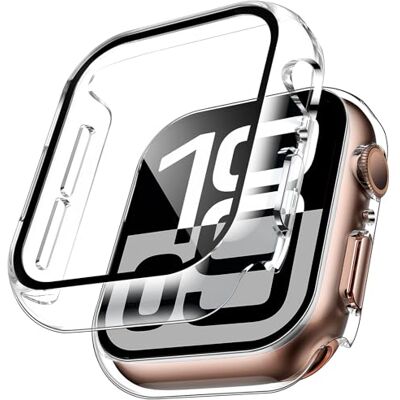 TAURI Cover per Apple Watch Series 11/10 46mm,Trasparente TAURI Cover per Apple Watch Series 11/10 46mm,Trasparente