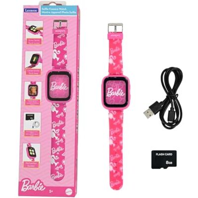 Lexibook , Barbie, Orologio con Fotocamera Selfie, Schermo tattile HD, Fotocamera 720p, Lettore MP3, Altoparlante Integrato, Registratore vocale, Contapassi, 5 Giochi, Rosa, Lexibook , Barbie, Orologio con Fotocamera Selfie, Schermo tattile HD, Fotocamera 720p, Lettore MP3, Altoparlante Integrato, Registratore vocale, Contapassi, 5 Giochi, Rosa,