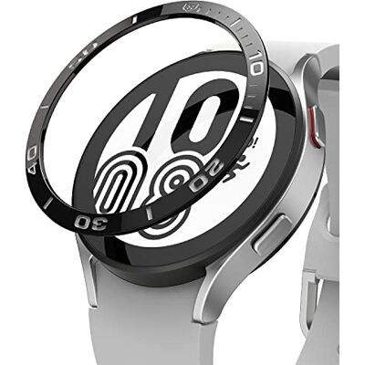 Ringke Bezel Styling Compatibile con Cover Samsung Galaxy Watch 5 e Galaxy Watch 4 44mm, Ghiera Anti Graffio Acciaio Inossidabile Adesiva Accessorio Black (44-02) Ringke Bezel Styling Compatibile con Cover Samsung Galaxy Watch 5 e Galaxy Watch 4 44mm, Ghiera Anti Graffio Acciaio Inossidabile Adesiva Accessorio Black (44-02)