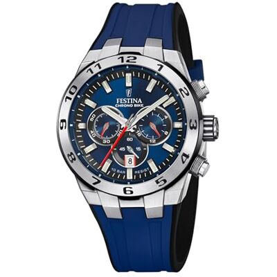 Festina Orologio Uomo Analogico in Gomma Blu F20671/1 Festina Orologio Uomo Analogico in Gomma Blu F20671/1