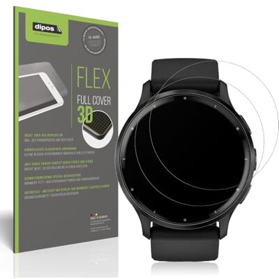 dipos FLEX 2x Pellicola Protettiva opaca per Garmin Venu 3 dipos FLEX 2x Pellicola Protettiva opaca per Garmin Venu 3