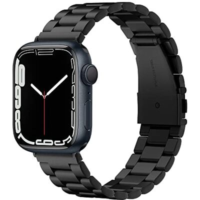 Spigen Modern Fit Cinturino per Apple Watch Ultra 4/3/2/1, Series 12/11/10 Cinturino in acciaio inossidabile di alta qualità con connettori a pulsante per Apple Watch 49/46/45/44/42mm Spigen Modern Fit Cinturino per Apple Watch Ultra 4/3/2/1, Series 12/11/10 Cinturino in acciaio inossidabile di alta qualità con connettori a pulsante per Apple Watch 49/46/45/44/42mm