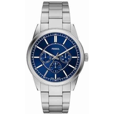 Fossil Pearson Orologio Uomo, Movimento Multifunzione al Quarzo con cinturino in acciaio inossidabile o pelle Fossil Pearson Orologio Uomo, Movimento Multifunzione al Quarzo con cinturino in acciaio inossidabile o pelle