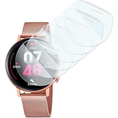 KARYLAX (6 pezzi di protezione dello schermo in vetro flessibile, antigraffio, pellicola protettiva compatibile per smartwatch Lotus Smartwatch Outdoor Sports 50050/1 KARYLAX (6 pezzi di protezione dello schermo in vetro flessibile, antigraffio, pellicola protettiva compatibile per smartwatch Lotus Smartwatch Outdoor Sports 50050/1
