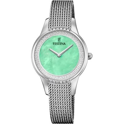 Festina Orologio Donna Analogico in Acciaio Inossidabile 316l Argentato Festina Orologio Donna Analogico in Acciaio Inossidabile 316l Argentato