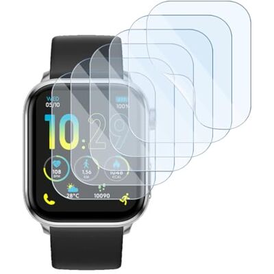 KARYLAX 6 pezzi Pellicola di protezione schermo antigraffio, pellicola protettiva compatibile per smartwatch Abyx Fit Touch 5 (1,75 pollici) KARYLAX 6 pezzi Pellicola di protezione schermo antigraffio, pellicola protettiva compatibile per smartwatch Abyx Fit Touch 5 (1,75 pollici)