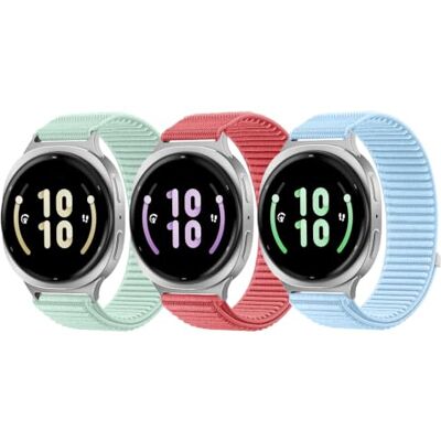 TiMOVO 3 Elastici Compatibili con Samsung Galaxy Watch 9 40/44mm Cinturino Sportivo in Nylon Compatibile con Samsung Galaxy Watch 8 Classic 46mm, Cinturino di Ricambio Morbido per donna uomo TiMOVO 3 Elastici Compatibili con Samsung Galaxy Watch 9 40/44mm Cinturino Sportivo in Nylon Compatibile con Samsung Galaxy Watch 8 Classic 46mm, Cinturino di Ricambio Morbido per donna uomo