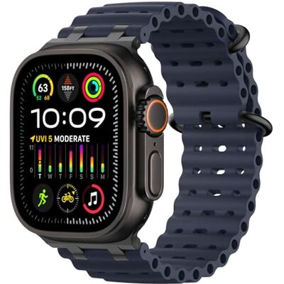 MoKo Cinturino Ocean Compatibile con Apple Watch 42/44/45/46/49mm MoKo Cinturino Ocean Compatibile con Apple Watch 42/44/45/46/49mm
