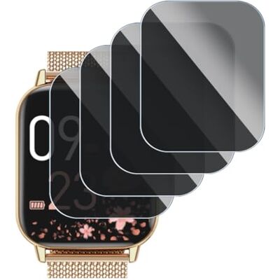 KARYLAX Protezione schermo Anti-Spia in Vetro Flessibile, Anti-Graffio, Privacy Privacy per Popglory Orologio Collegato 1.85 Pollici (4 pezzi) KARYLAX Protezione schermo Anti-Spia in Vetro Flessibile, Anti-Graffio, Privacy Privacy per Popglory Orologio Collegato 1.85 Pollici (4 pezzi)