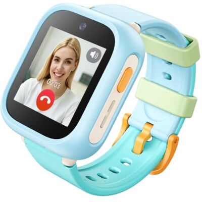 TCL Kids Watch K5, slim, sicuro, GPS preciso, videochiamate, GDPR, nano-SIM, Blu TCL Kids Watch K5, slim, sicuro, GPS preciso, videochiamate, GDPR, nano-SIM, Blu