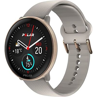 Polar Smartwatch con GPS per Fitness e Benessere, analisi del Sonno, Display AMOLED, Activity Tracker 24/7, allenamenti Personalizzati e Guida vocale in Tempo Reale, Greige Sand, S-L, Ignite 3 Polar Smartwatch con GPS per Fitness e Benessere, analisi del Sonno, Display AMOLED, Activity Tracker 24/7, allenamenti Personalizzati e Guida vocale in Tempo Reale, Greige Sand, S-L, Ignite 3
