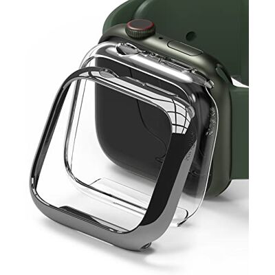 Ringke Slim per Cover Apple Watch 9/8 / 7 45mm Clear & Dark Chrome Ringke Slim per Cover Apple Watch 9/8 / 7 45mm Clear & Dark Chrome