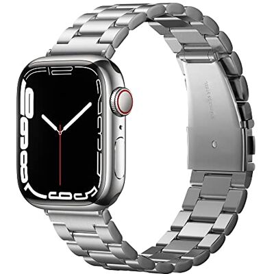 Spigen Cinturino Modern Fit in Acciaio inossidabile metal Compatibile con Apple Watch Ultra 3/2/1 49mm, Series 11/10 46mm, Series 9/8/7-4/SE 45mm, 44mm Argento Spigen Cinturino Modern Fit in Acciaio inossidabile metal Compatibile con Apple Watch Ultra 3/2/1 49mm, Series 11/10 46mm, Series 9/8/7-4/SE 45mm, 44mm Argento