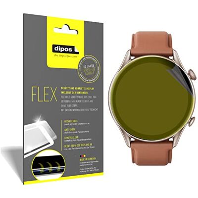 dipos FLEX 2x Pellicola Protettiva trasparente per Amazfit GTR 3 Pro dipos FLEX 2x Pellicola Protettiva trasparente per Amazfit GTR 3 Pro