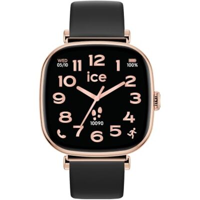 ICE smart SQ 2.0 Rose-gold Black Smartwatch rose-gold da Donna con Cinturino in silicone (1.2 pollici / 37mm) Smartwatch, monitoraggio dell'attività fisica e della salute ICE smart SQ 2.0 Rose-gold Black Smartwatch rose-gold da Donna con Cinturino in silicone (1.2 pollici / 37mm) Smartwatch, monitoraggio dell'attività fisica e della salute