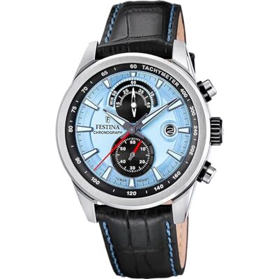 Festina Orologio Uomo Analogico in Pelle Nero F20695/2 Festina Orologio Uomo Analogico in Pelle Nero F20695/2