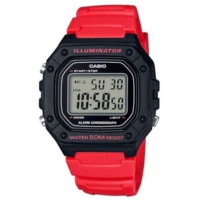 Casio Orologio Digitale Quarzo Uomo con Cinturino in Resina Casio Orologio Digitale Quarzo Uomo con Cinturino in Resina