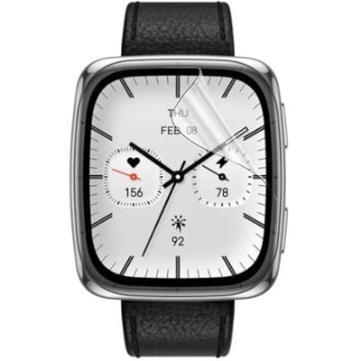 PHONILLICO Pellicola protettiva in plastica per orologio Amazfit Active 2 (Square) Protezione per schermo ultra resistente PHONILLICO Pellicola protettiva in plastica per orologio Amazfit Active 2 (Square) Protezione per schermo ultra resistente