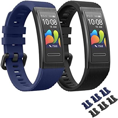MoKo Cinturino Sportivo Compatibile con Huawei Band 4 Pro/3/3 Pro, 2 Pezzi MoKo Cinturino Sportivo Compatibile con Huawei Band 4 Pro/3/3 Pro, 2 Pezzi