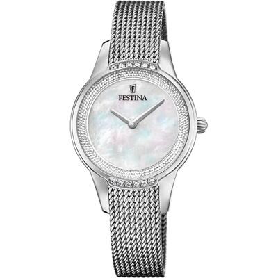 Festina Orologio Donna Analogico in Acciaio Inossidabile 316l Argentato Festina Orologio Donna Analogico in Acciaio Inossidabile 316l Argentato