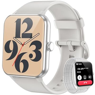 Blackview Smartwatch Uomo Donna, Effettua e Rispondi alle Chiamate,1,85'' Orologio Intelligente Fitness,Cardiofrequenzimetro, Monitoraggio del Sonno, Calcolatori per Android iOS Blackview Smartwatch Uomo Donna, Effettua e Rispondi alle Chiamate,1,85'' Orologio Intelligente Fitness,Cardiofrequenzimetro, Monitoraggio del Sonno, Calcolatori per Android iOS