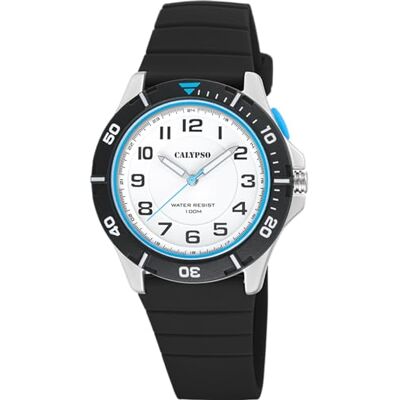 Calypso Orologio Uomo Analogico in Gomma Nero Calypso Orologio Uomo Analogico in Gomma Nero