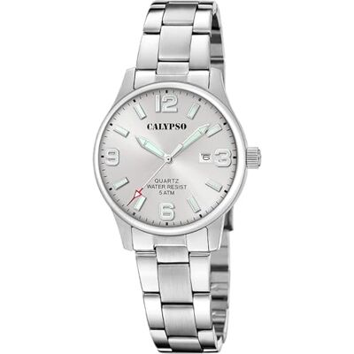 Calypso Orologio Donna Analogico in Acciaio Inossidabile 316l Argentato Calypso Orologio Donna Analogico in Acciaio Inossidabile 316l Argentato