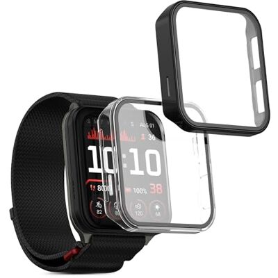kwmobile 2x Custodia Rigida Smartwatch Compatibile con Garmin Venu X1 Cover Case Vetro Temperato Orologio Fitness trasparente/nero kwmobile 2x Custodia Rigida Smartwatch Compatibile con Garmin Venu X1 Cover Case Vetro Temperato Orologio Fitness trasparente/nero