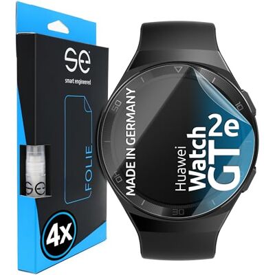 smart engineered 3D Pellicola protettiva per schermo per Huawei Watch GT 2e [4 pezzi Transparente, Case-friendly, Non Vetro Temperato ma Pellicola Protettiva TPU smart engineered 3D Pellicola protettiva per schermo per Huawei Watch GT 2e [4 pezzi Transparente, Case-friendly, Non Vetro Temperato ma Pellicola Protettiva TPU