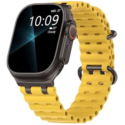 TiMOVO Cinturino Ocean Compatibile con Apple Watch Ultra 3/2/1 49mm, Giallo TiMOVO Cinturino Ocean Compatibile con Apple Watch Ultra 3/2/1 49mm, Giallo