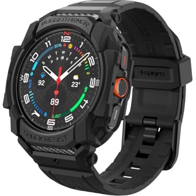 Spigen Cover Rugged Armor Pro con cinturino per Galaxy Watch Ultra 47mm Spigen Cover Rugged Armor Pro con cinturino per Galaxy Watch Ultra 47mm