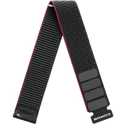 COROS Cinturino nylon 22mm-Nero e rosso COROS Cinturino nylon 22mm-Nero e rosso