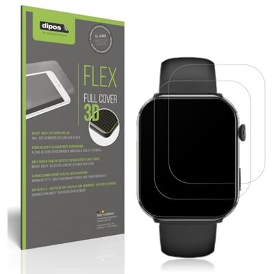 dipos FLEX 2x Pellicola Protettiva opaca per yozhiqu Smartwatch 1.96 Zoll dipos FLEX 2x Pellicola Protettiva opaca per yozhiqu Smartwatch 1.96 Zoll