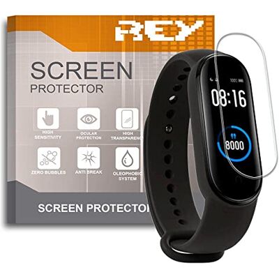 REY Pack 6X Pellicola salvaschermo per XIAOMI MI Smart Band 4 Smart Band 5 Smart Band 6 per AMAZFIT BAND 5, qualità Premium REY Pack 6X Pellicola salvaschermo per XIAOMI MI Smart Band 4 Smart Band 5 Smart Band 6 per AMAZFIT BAND 5, qualità Premium