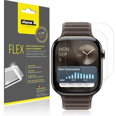 dipos FLEX 2x Pellicola Protettiva per Apple Watch Series 10 (46mm) dipos FLEX 2x Pellicola Protettiva per Apple Watch Series 10 (46mm)