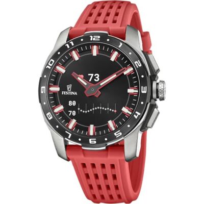Festina Smartwatch Uomo Ibrido Connected Full D Caucciù Verde Festina Smartwatch Uomo Ibrido Connected Full D Caucciù Verde