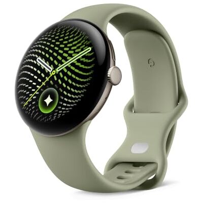 Google Pixel Watch 5 (45mm) Smartwatch Pirite/Cinturino Verde Oliva – Wi-Fi Google Pixel Watch 5 (45mm) Smartwatch Pirite/Cinturino Verde Oliva – Wi-Fi