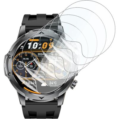 KARYLAX 6 Pezzi Pellicola Protettiva per Schermo Antigraffio 100% Trasparente Compatibile per FITFLEX Smart Watch 1.7 KARYLAX 6 Pezzi Pellicola Protettiva per Schermo Antigraffio 100% Trasparente Compatibile per FITFLEX Smart Watch 1.7