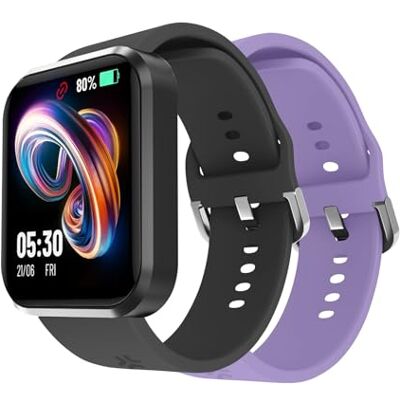 Celly , Smartwatch Trainerbeat2 con 2 Cinturini Intercambiabili, Monitoraggio Battito Cardiaco, Ossigeno e Sonno, Notifiche e Controllo Musica, Display da 1.44", Colore Lilla Celly , Smartwatch Trainerbeat2 con 2 Cinturini Intercambiabili, Monitoraggio Battito Cardiaco, Ossigeno e Sonno, Notifiche e Controllo Musica, Display da 1.44", Colore Lilla