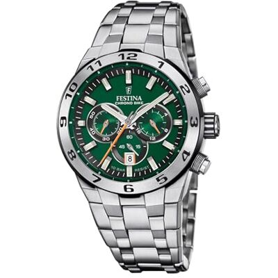 Festina Orologio Uomo in Acciaio Inossidabile 316l Argentato F20670/2 Festina Orologio Uomo in Acciaio Inossidabile 316l Argentato F20670/2