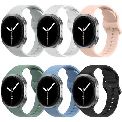 TiMOVO Cinturino Sportivo 6 Pack per Galaxy Watch 9/8 40 44mm/Classic 46mm TiMOVO Cinturino Sportivo 6 Pack per Galaxy Watch 9/8 40 44mm/Classic 46mm