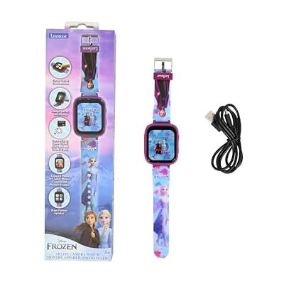 Lexibook , Frozen, Orologio con Fotocamera per Selfie, Touch Screen HD, Fotocamera 720p, Lettore MP3, Altoparlante Incorporato, dittafono, contapassi, 5 Giochi, Blu/Viola, Lexibook , Frozen, Orologio con Fotocamera per Selfie, Touch Screen HD, Fotocamera 720p, Lettore MP3, Altoparlante Incorporato, dittafono, contapassi, 5 Giochi, Blu/Viola,
