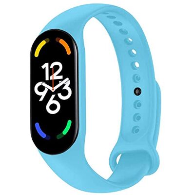 OcioDual Cinturino di Ricambio in Silicone, Compatibile con Xiaomi Band 7 6 5, Compatibile con Amazfit Band 5, Bracciale in Gomma Morbida e Flessibile, Sport Band OcioDual Cinturino di Ricambio in Silicone, Compatibile con Xiaomi Band 7 6 5, Compatibile con Amazfit Band 5, Bracciale in Gomma Morbida e Flessibile, Sport Band