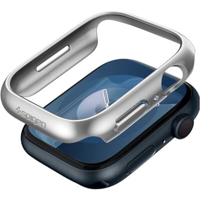 Spigen Cover Thin Fit Cover Compatibile con Apple Watch Series per 9/8/7 (45mm) Graphite Spigen Cover Thin Fit Cover Compatibile con Apple Watch Series per 9/8/7 (45mm) Graphite